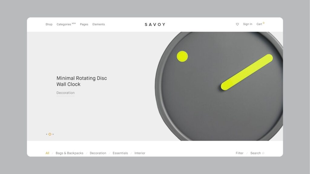 Savoy Theme