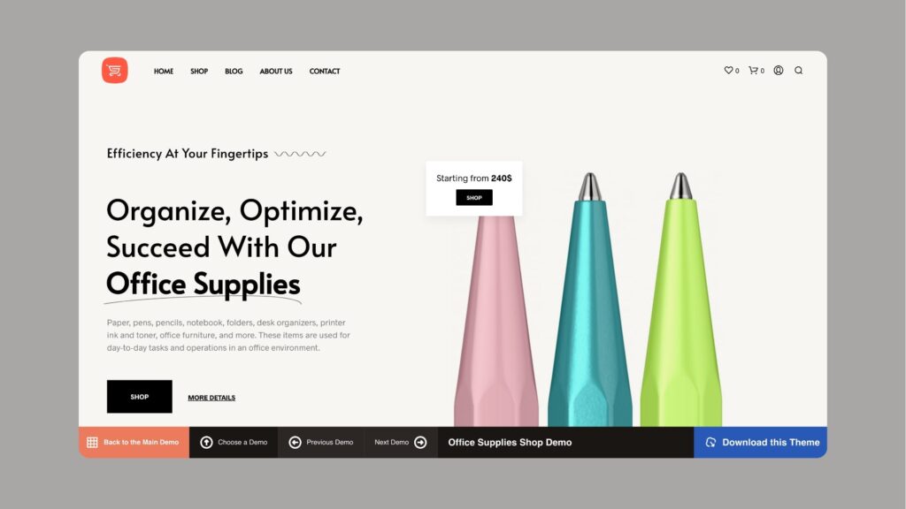 Shopkeeper theme