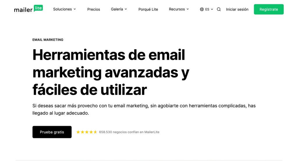 MailerLite para Shopify