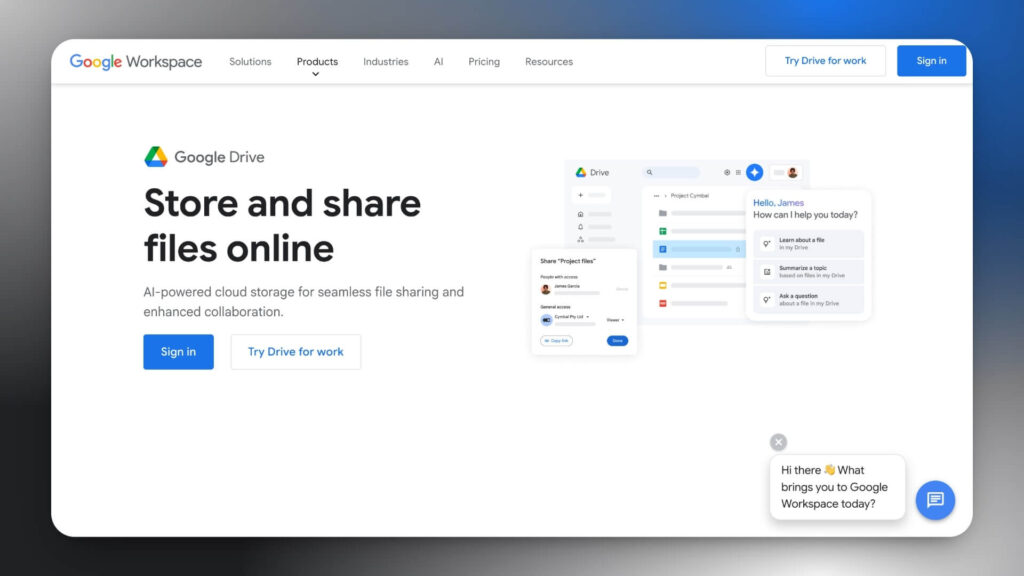 Google Drive Cloud Storage