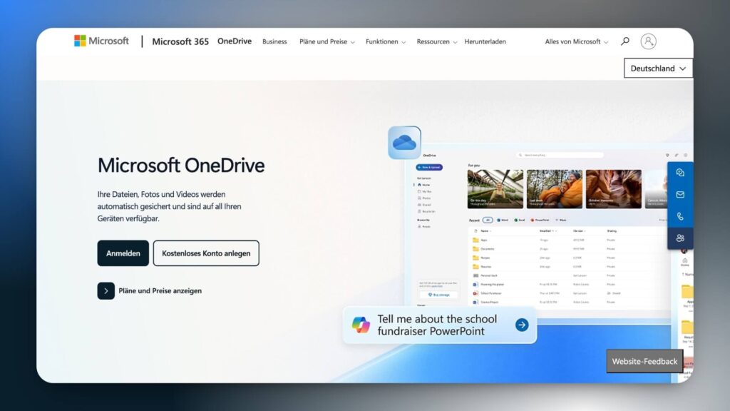 Persönlicher Cloudspeicher Microsoft-OneDrive