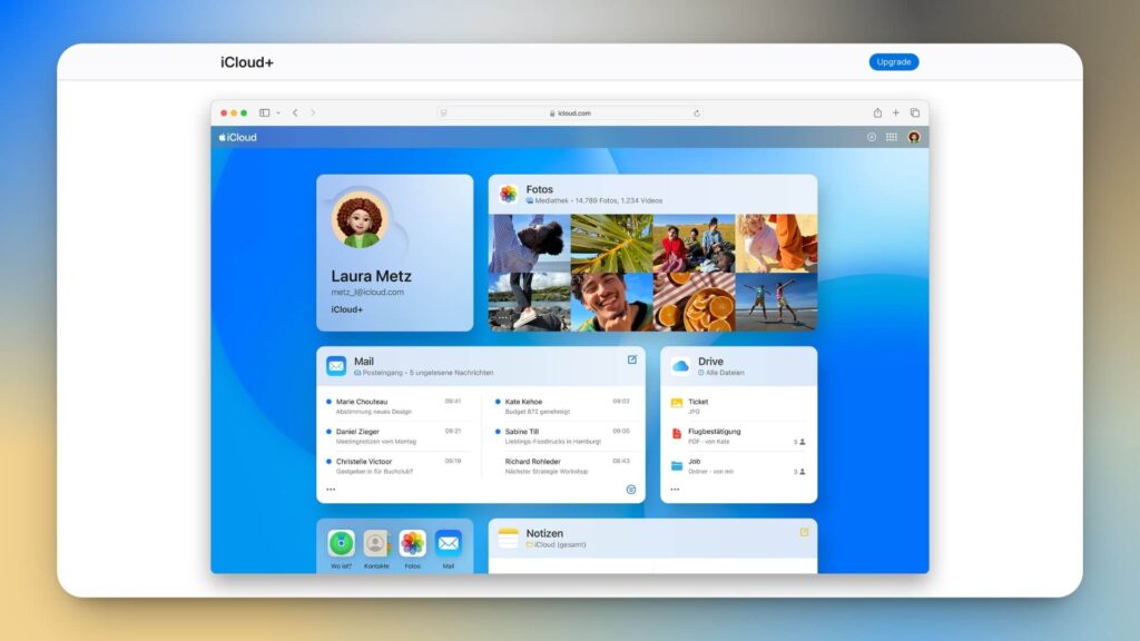 iCloud Apple Cloud Speicher