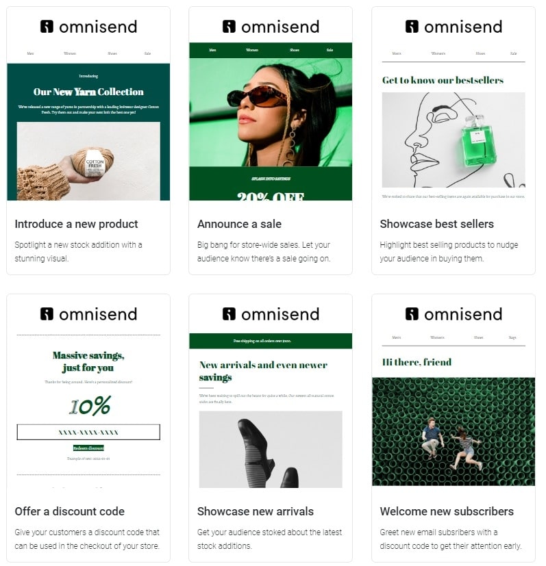 Omnisend Email Templates