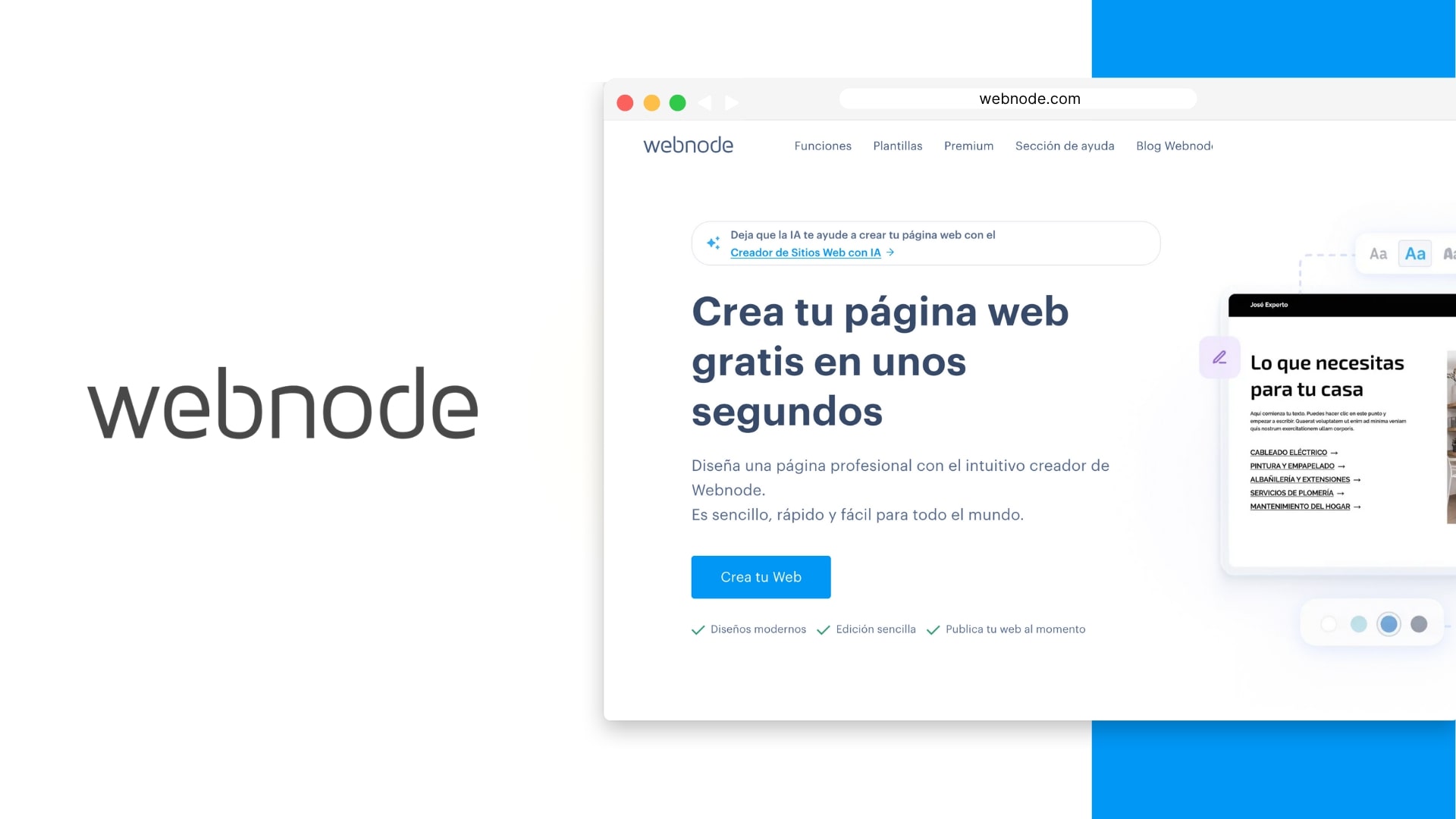 Webnode Opiniones