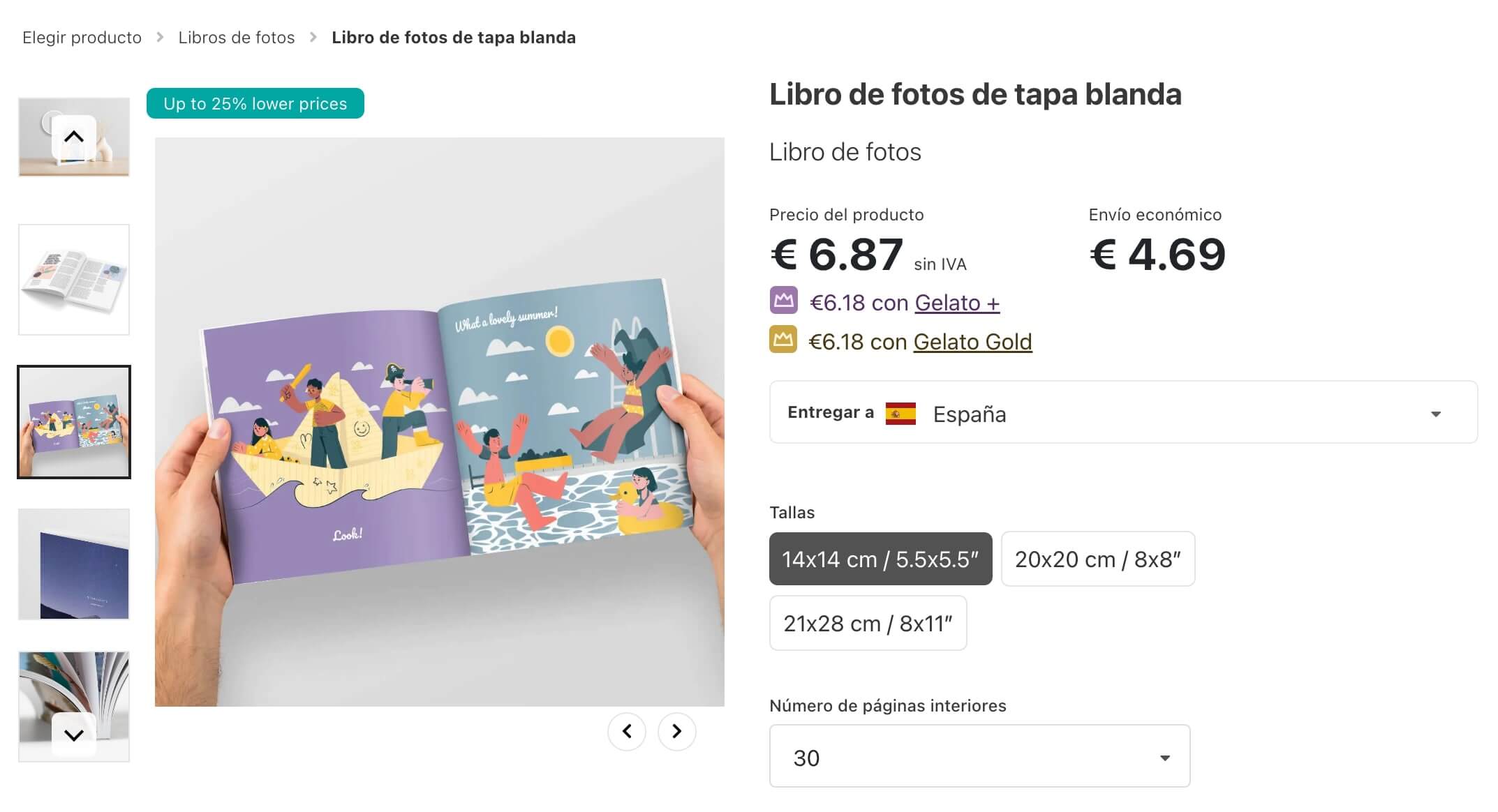 Libro de fotos personalizado Gelato