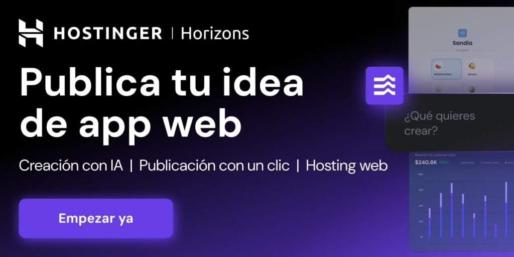 Hostinger Horizons