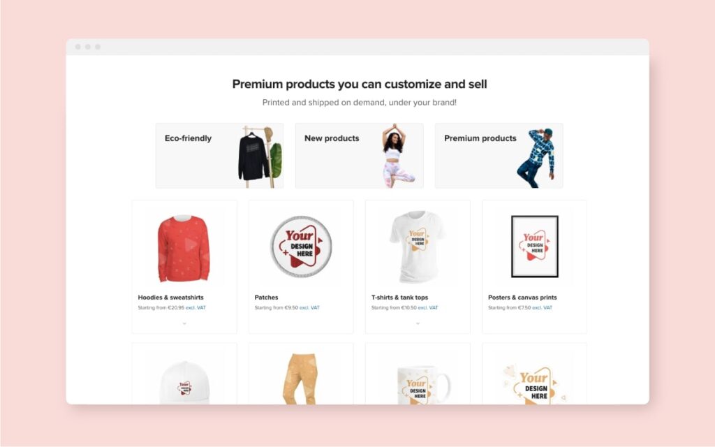 Productos Printful