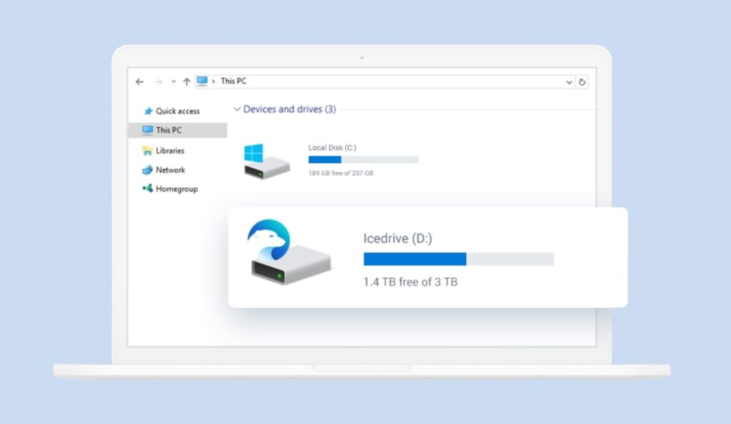 Unidad Virtual Icedrive