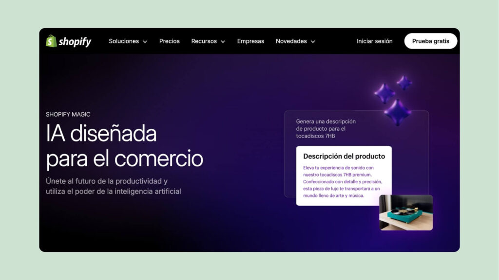 Shopify Magic IA