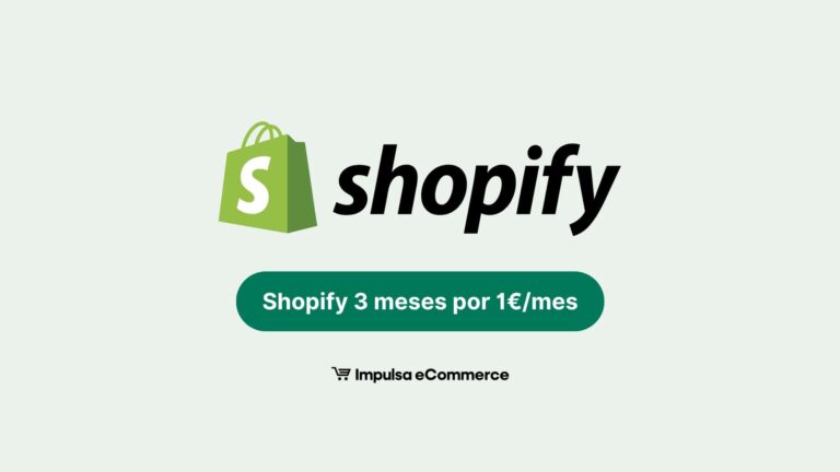 Shopify 3 meses por 1 euro