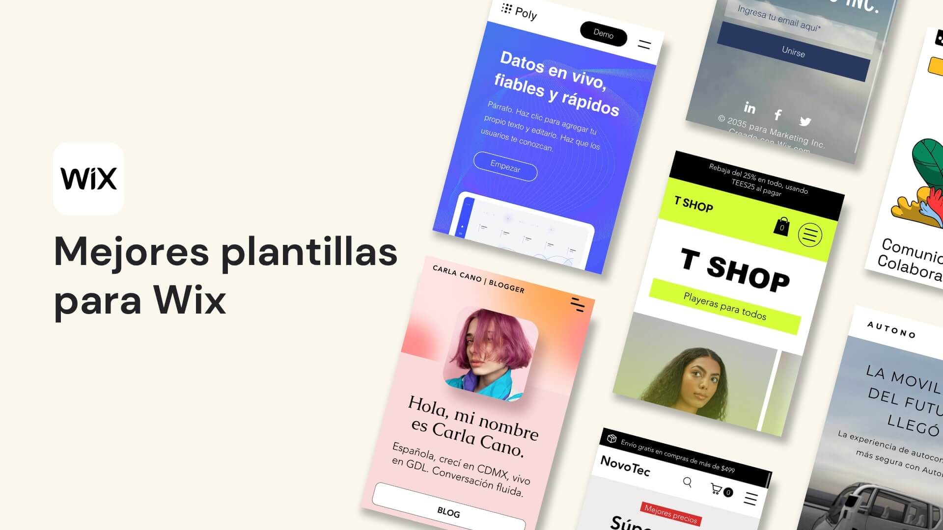 Mejores Plantillas Wix