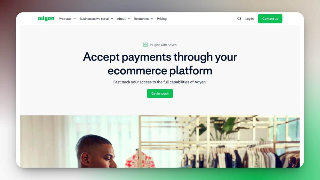 Adyen payment gateway for ecommerce