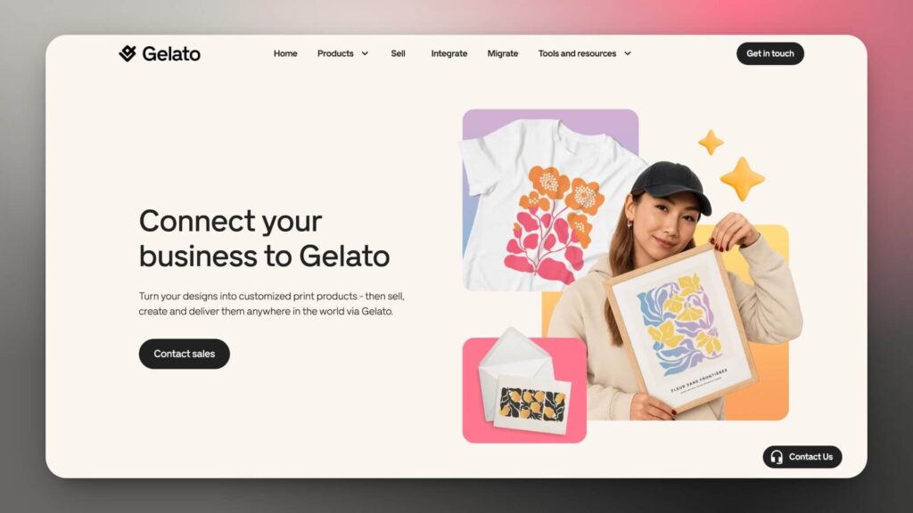 Gelato Print on Demand platform