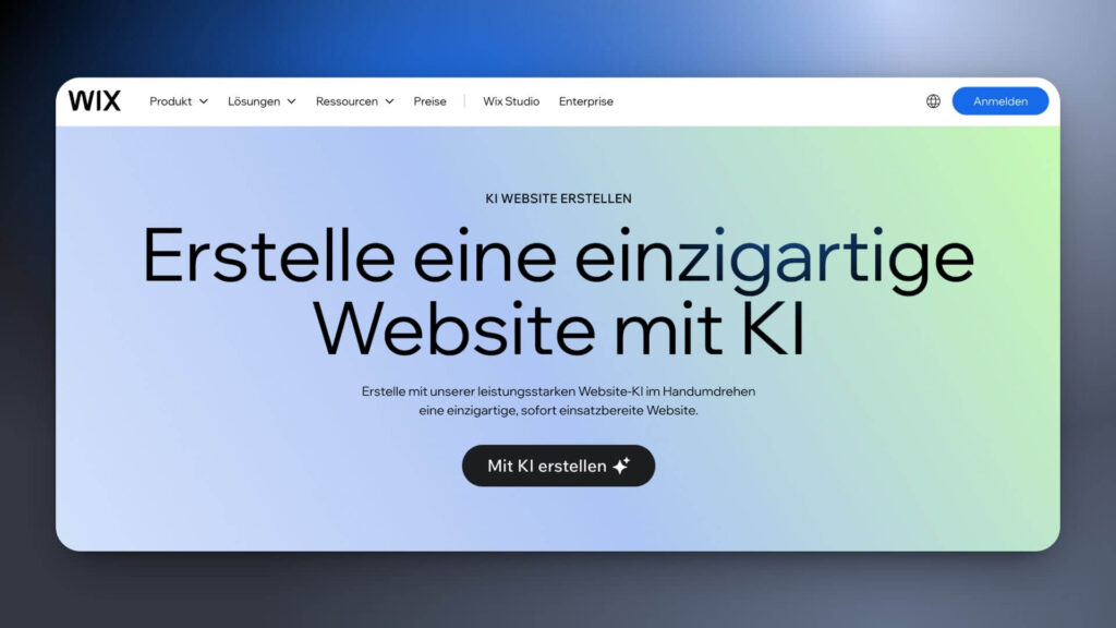 Creador de sitios web con IA de Wix