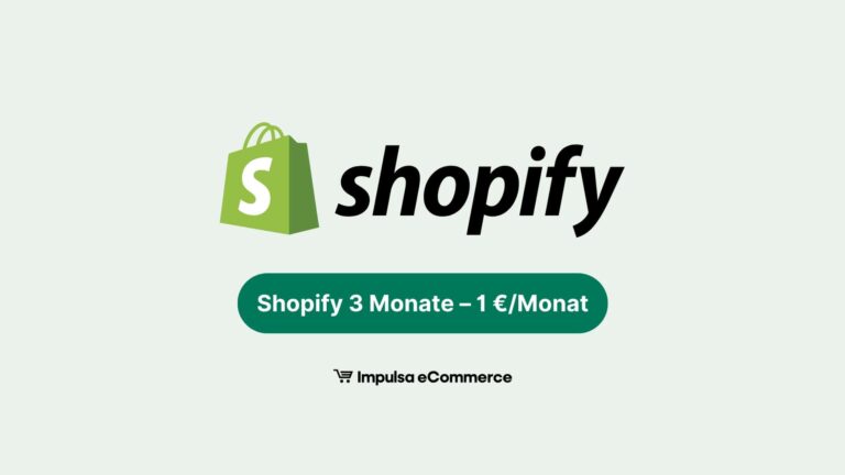 Shopify 3 Monate 1 euro Monat