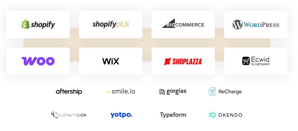 Omnisend e-commerce tool integrations