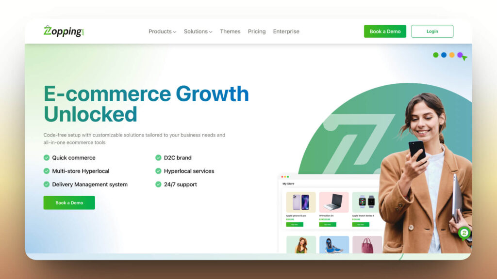 Zopping eCommerce SaaS Platform
