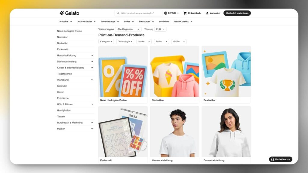 Gelato Print on Demand