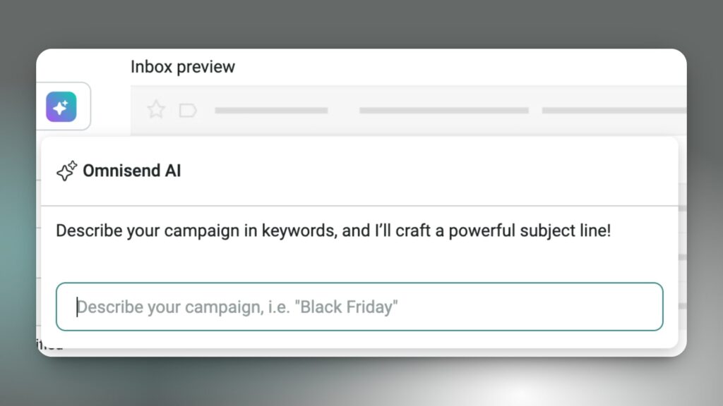 Omnisend AI features
