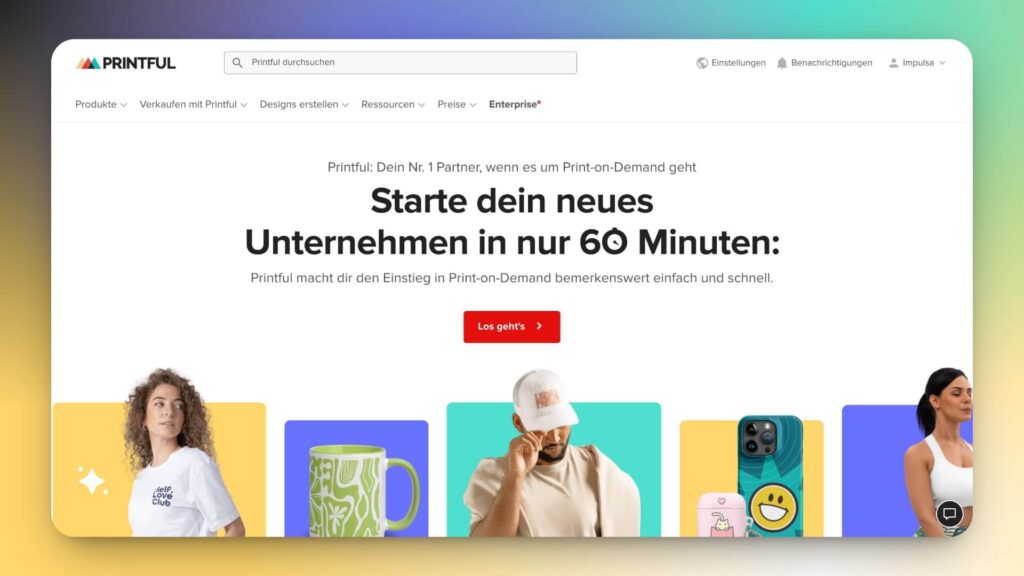 Printful POD Anbieter