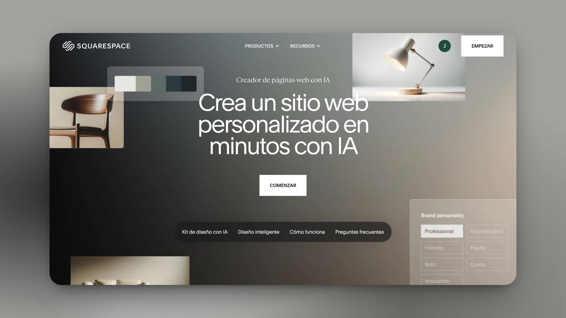 squarespace blueprint AI