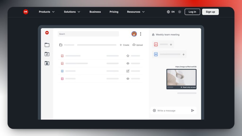 MEGA Google Drive alternative