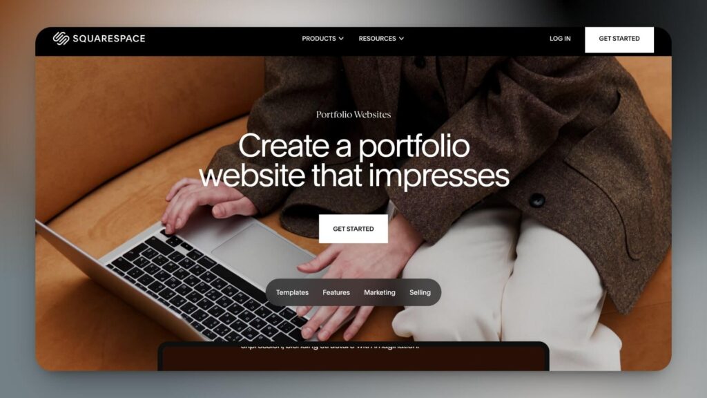 Squarespace Portafolio Website Builder