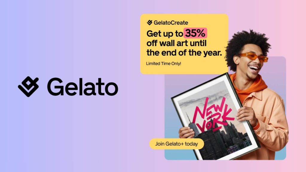 Gelato Print on Demand pricing