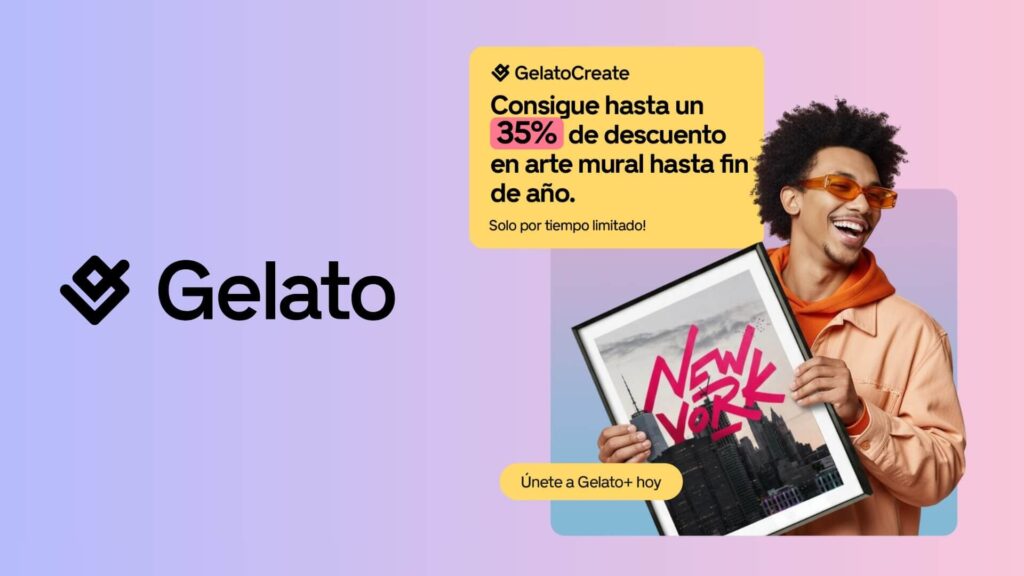 Gelato Print on Demand suscripcion