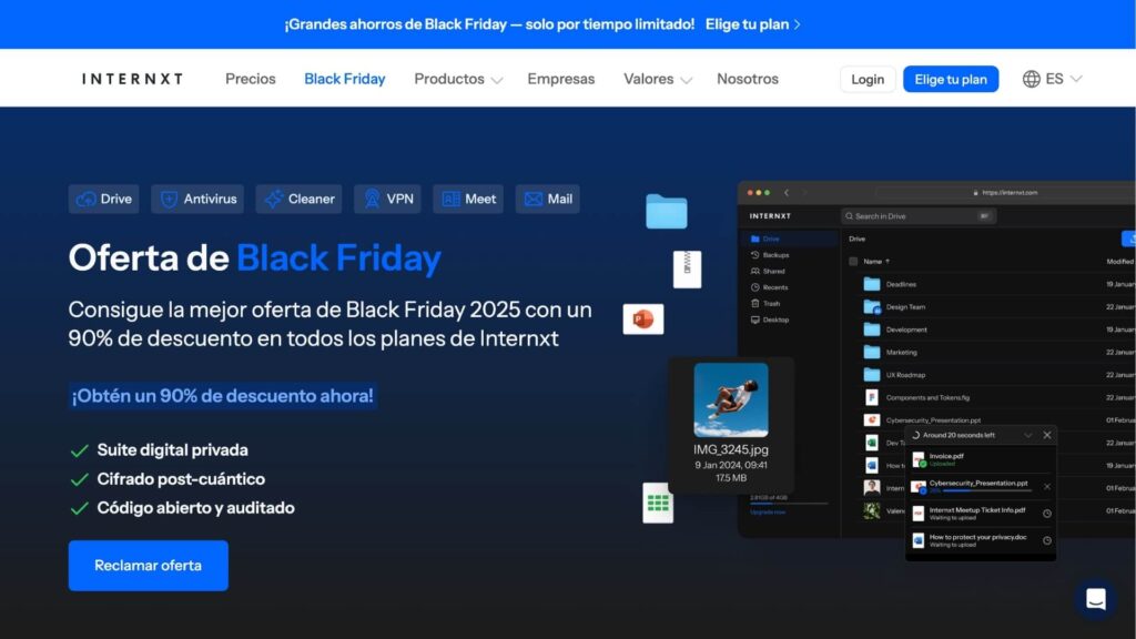 Internxt Oferta Black Friday