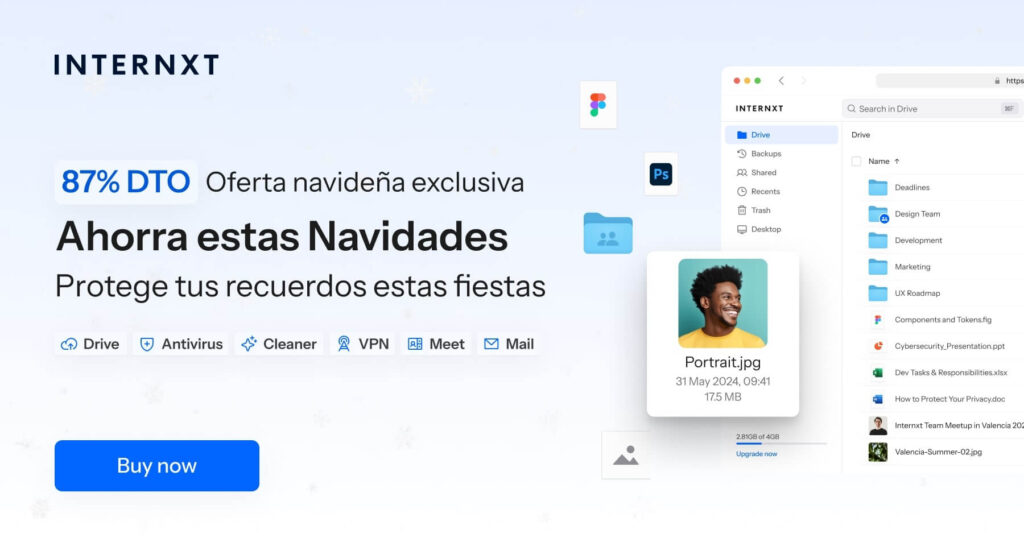 Internxt Oferta Navidades