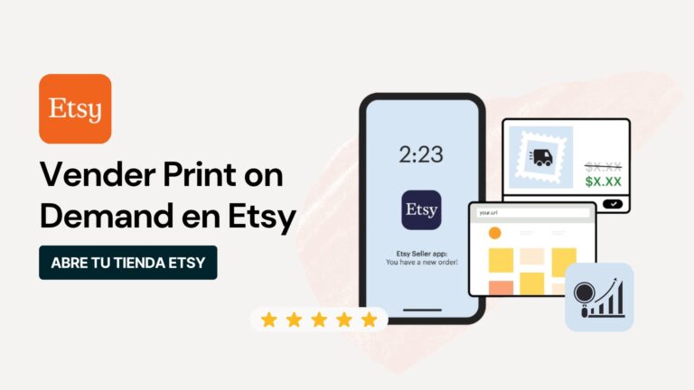 Vender Print on Demand en Etsy