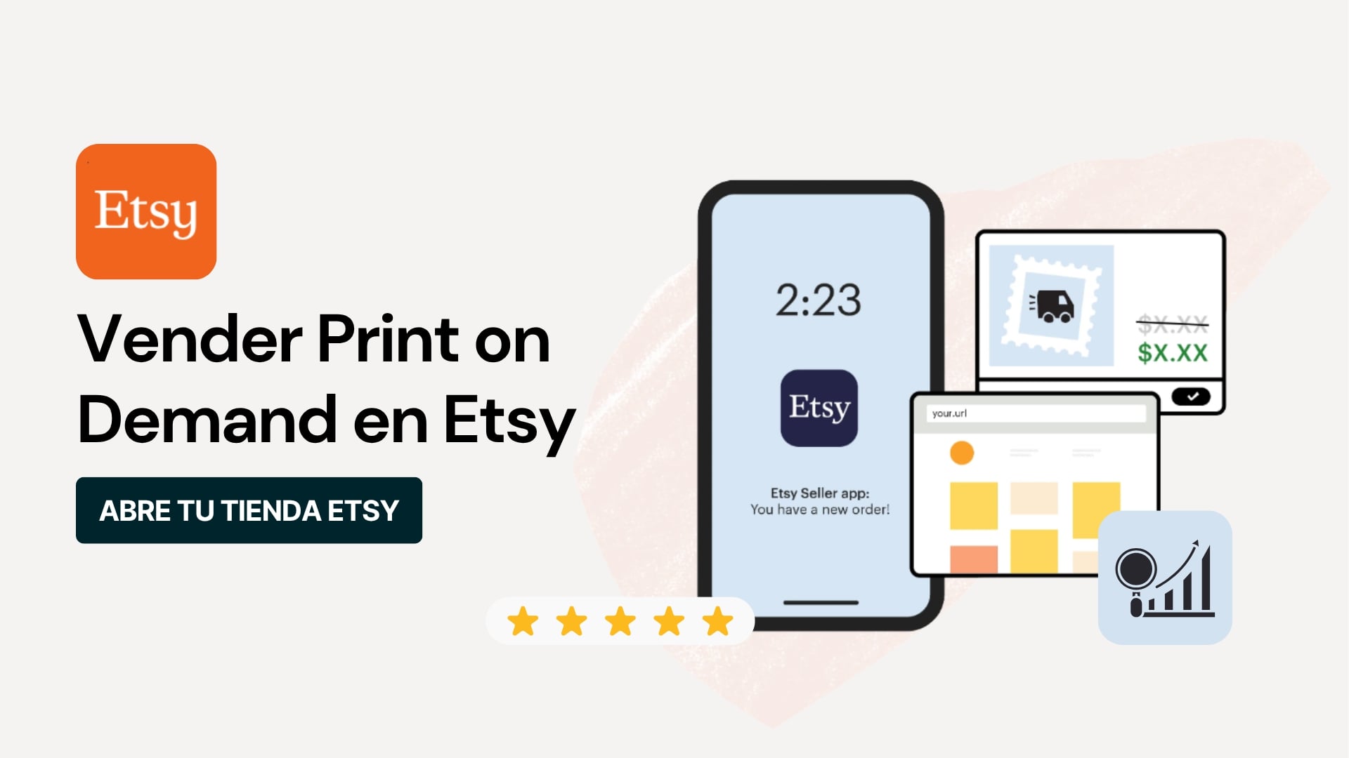 Vender Print on Demand en Etsy