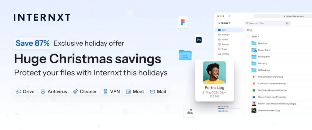 Internxt Christmas Sale