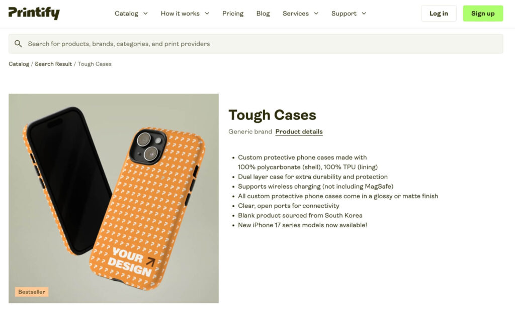 Custom Protective Phone Cases Printify