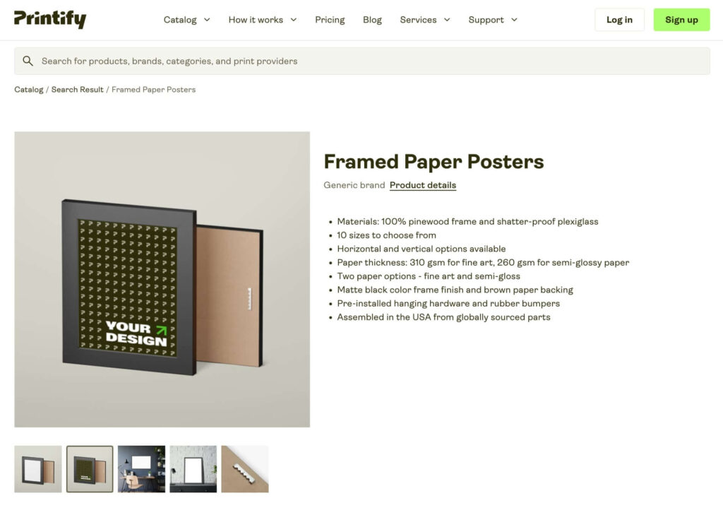 Custom Wall Paper Posters Printify