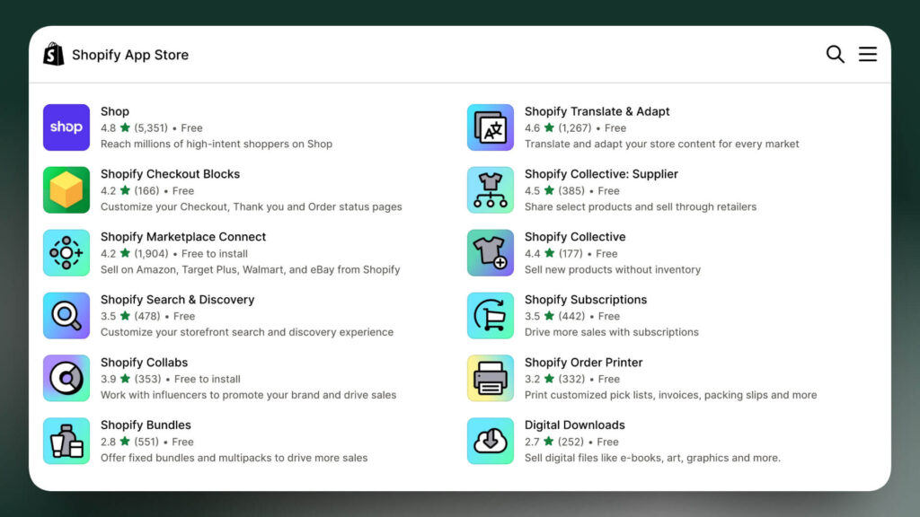 Shopify-Store-Native-Apps