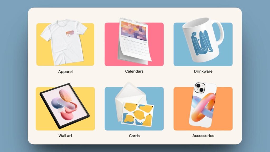 Gelato Print on Demand products