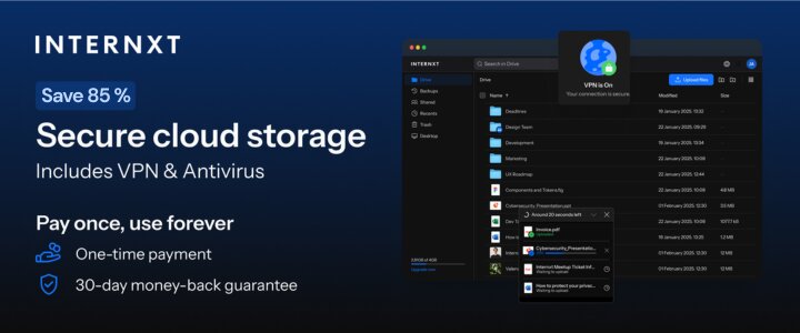 Internxt Discount Cloud Storage