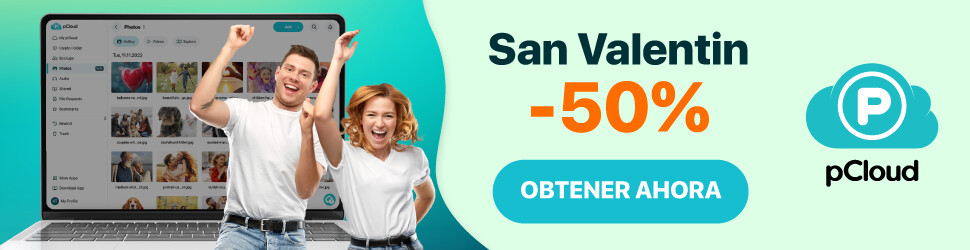 pCloud Promoción San Valentin