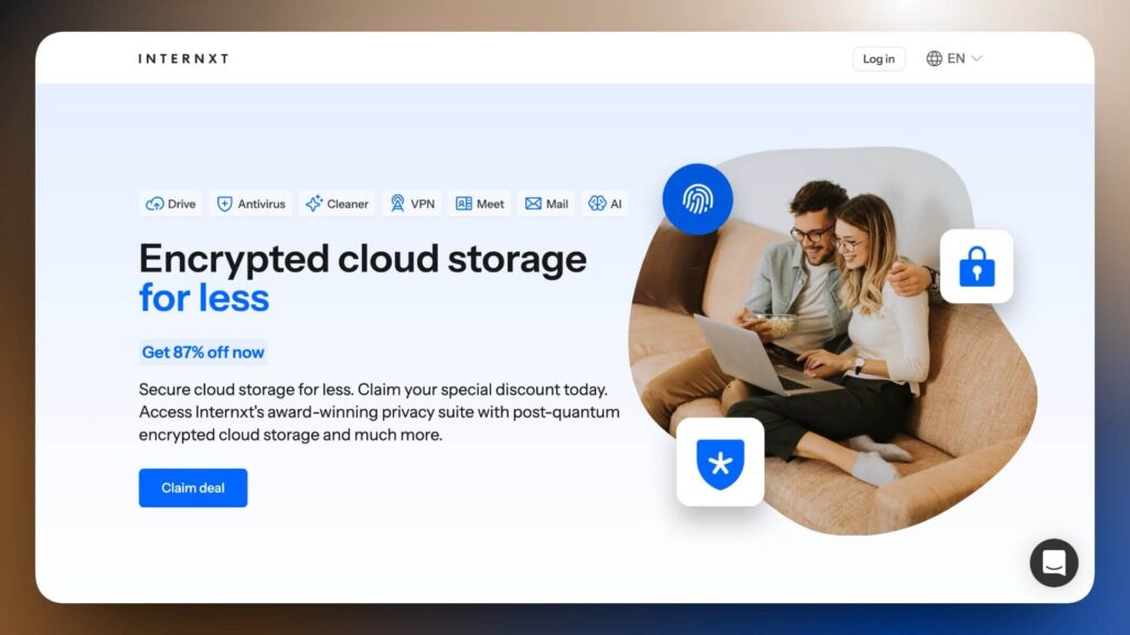 Internxt Encrypted Cloud Storage
