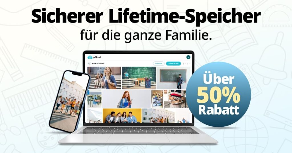 Family Lifetime CloudSpeicher Angebot pCloud