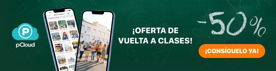 Oferta pCloud Family Vuelta Clases