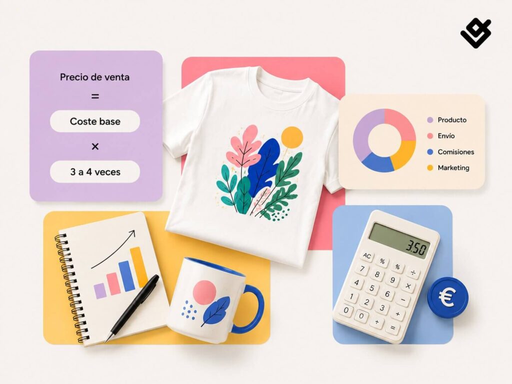 Fijar Precio Productos de Print on Demand