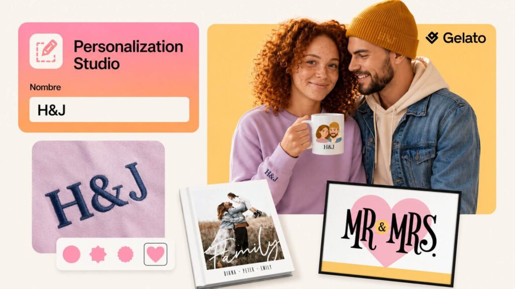 Personalization Studio Gelato Print on Demand