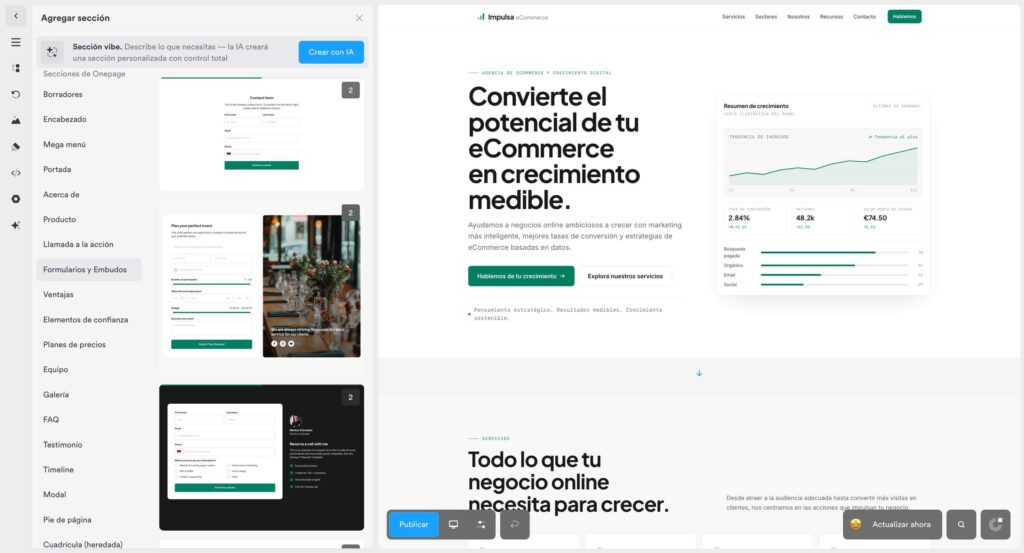Ejemplo Pagina Web Onepage